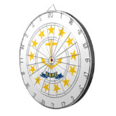 Vlag van Rhode Island (VS-staat) Dartbord (Voorkant Rechts)