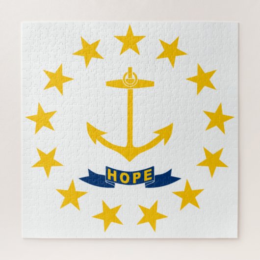 Vlag van Rhode Island (VS-staat) Legpuzzel (Verticaal)