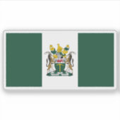 Vlag van Rhodesië (1968-1979), Zimbabwe Sticker (Voorkant)