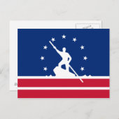 Vlag van Richmond, Virginia Briefkaart (Voorkant / Achterkant)