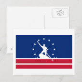 Vlag van Richmond, Virginia Briefkaart (Voorkant / Achterkant)