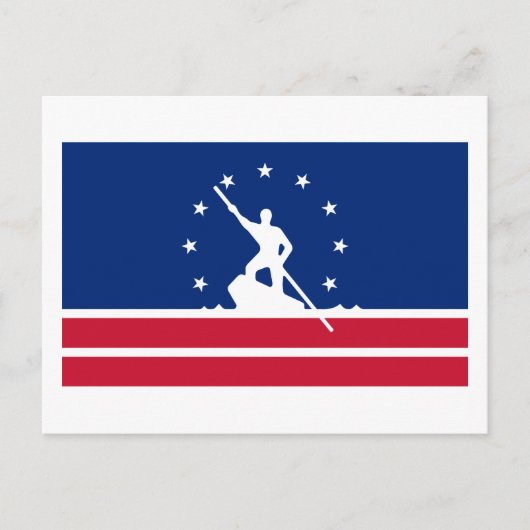 Vlag van Richmond, Virginia Briefkaart (Voorkant)