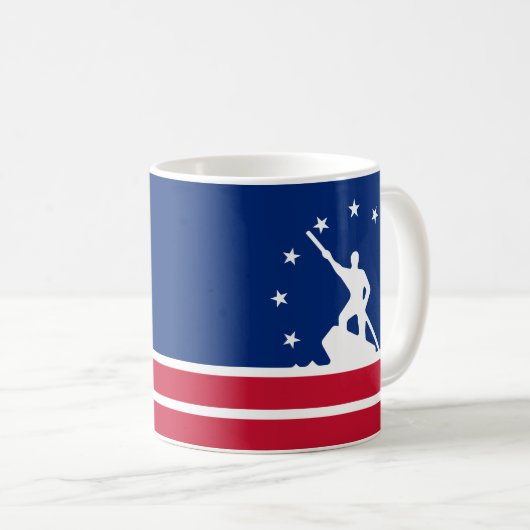 Vlag van Richmond, Virginia Coffee Mok (Voorkant rechts)