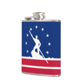 Vlag van Richmond, Virginia Flask Heupfles (Links)