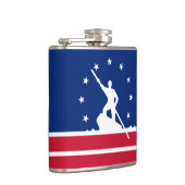 Vlag van Richmond, Virginia Flask Heupfles (Rechts)