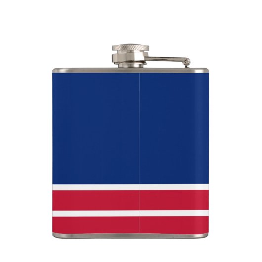 Vlag van Richmond, Virginia Flask Heupfles (Achterkant)