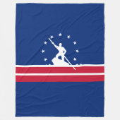 Vlag van Richmond, Virginia Fleece Blanket Deken (Voorkant)