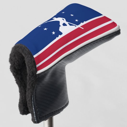 Vlag van Richmond, Virginia Golfheadcover (3/4 voorkant)