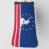 Vlag van Richmond, Virginia Golfheadcover (Draai 90)