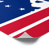 Vlag van Richmond, Virginia Poster (Hoek)