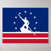 Vlag van Richmond, Virginia Poster (Voorkant)