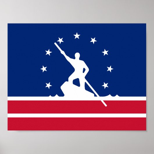 Vlag van Richmond, Virginia Poster (Voorkant)