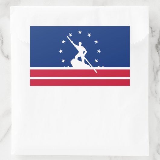 Vlag van Richmond, Virginia Rectangular Sticker (Tas)