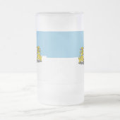 Vlag van Riga, Letland, Mok glazen bier (Center)