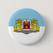 Vlag van Riga, Letland Pinback Button (Voorkant)