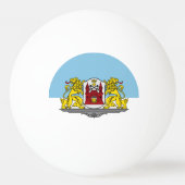 Vlag van Riga, Letland Ping-Pong Ball (Voorkant)