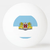 Vlag van Riga, Letland Ping-Pong Ball (Achterkant)