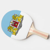 Vlag van Riga, Letland Ping-Pong Paddle Tafeltennisbatje (Zijkant)