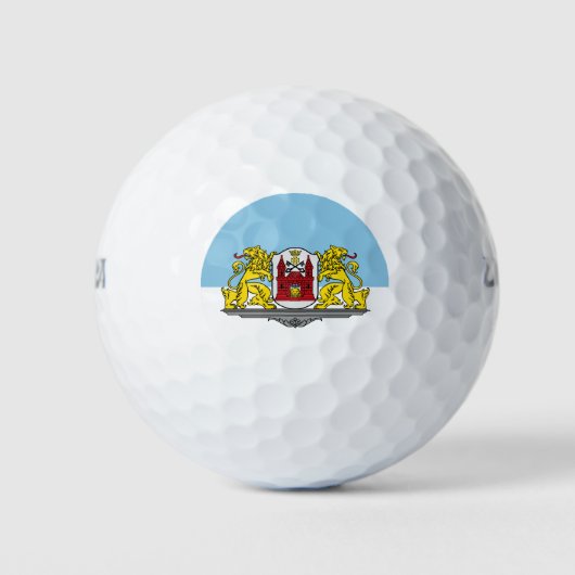 Vlag van Riga, Lets Golf Balls Golfballen (Voorkant)