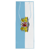 Vlag van Riga, Letse wijnzak Wijn Cadeautas (Achterkant)