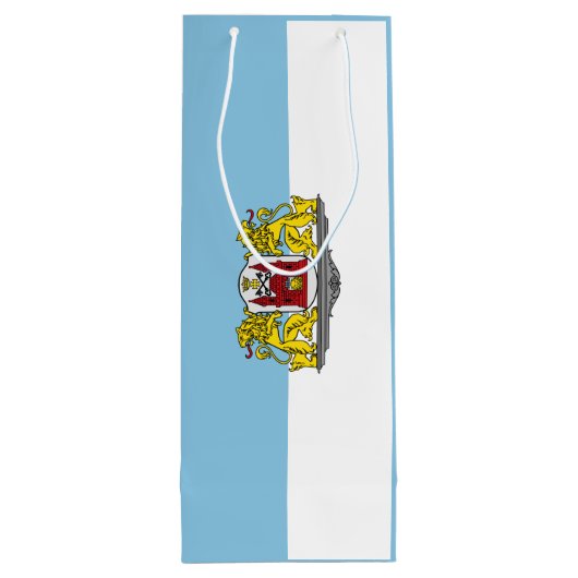 Vlag van Riga, Letse wijnzak Wijn Cadeautas (Achterkant)