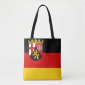 Vlag van Rijnland-Palts-Canvas tas (Voorkant)