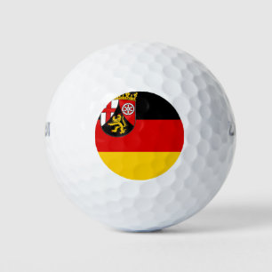 Vlag van Rijnland-Palts Golf Balls Golfballen