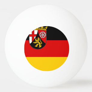 Vlag van Rijnland-Palts Ping-Pong Ball