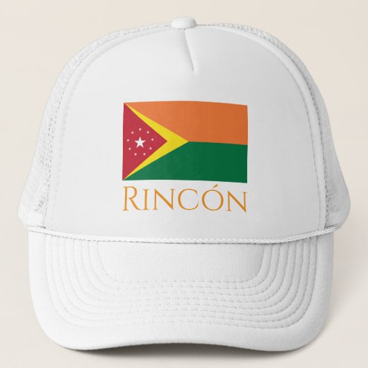Vlag van Rincón, Puerto Rico Trucker Pet (Voorkant)