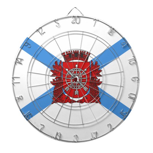 Vlag van Rio de Janeiro (Brazilië) Dartbord (Voorkant)