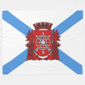 Vlag van Rio de Janeiro (Brazilië) Fleece Deken (Voorkant (Horizontaal))