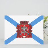 Vlag van Rio de Janeiro (Brazilië) Kaart (Staand voorkant)