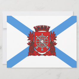 Vlag van Rio de Janeiro (Brazilië) Kaart
