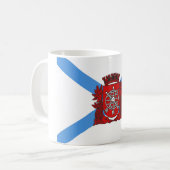 Vlag van Rio de Janeiro (Brazilië) Koffiemok (Voorkant links)