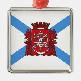 Vlag van Rio de Janeiro (Brazilië) Metalen Ornament