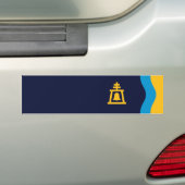 Vlag van Riverside (Californië) Bumpersticker (Op auto)