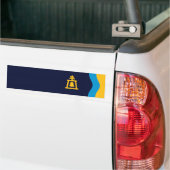 Vlag van Riverside (Californië) Bumpersticker (Op Truck)