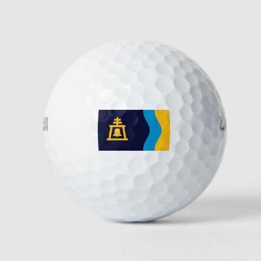 Vlag van Riverside (Californië) Golfballen (Voorkant)