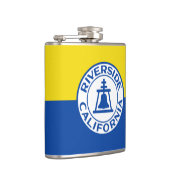 Vlag van Riverside, Californië Heupfles (Rechts)