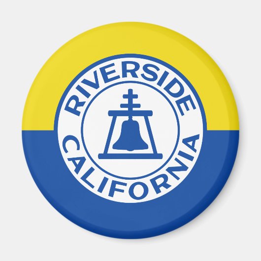Vlag van Riverside, Californië Magneet (Voorkant)