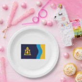 Vlag van Riverside (Californië) Papieren Bordje (Feest)