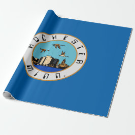 Vlag van Rochester (Minnesota) Cadeaupapier