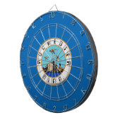 Vlag van Rochester (Minnesota) Dartbord (Voorkant Rechts)