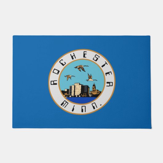 Vlag van Rochester (Minnesota) Deurmat (Voorkant)