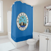 Vlag van Rochester (Minnesota) Douchegordijn (In situ)