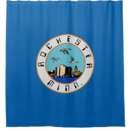 Vlag van Rochester (Minnesota) Douchegordijn