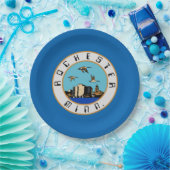 Vlag van Rochester (Minnesota) Papieren Bordje (Feest)