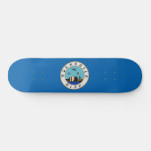 Vlag van Rochester (Minnesota) Persoonlijk Skateboard (Horizontaal)