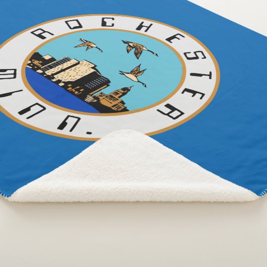 Vlag van Rochester (Minnesota) Sherpa Deken (3/4)