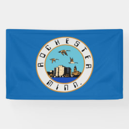 Vlag van Rochester (Minnesota) Spandoek